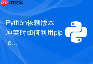 python依赖版本冲突时如何利用pip check快速检测