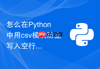 怎么在python中用csv模块防止写入空行问题？