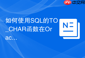 如何使用sql的to_char函数在oracle sql中格式化数值？