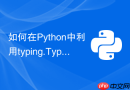 如何在Python中利用typing.TypedDict对字典结构进行静态校验？