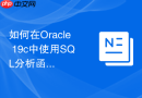 如何在Oracle 19c中使用SQL分析函数优化分组汇总