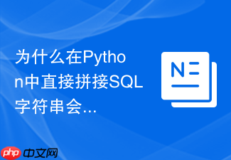 为什么在python中直接拼接sql字符串会导致严重注入?