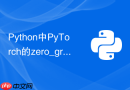 python中pytorch的zero_grad位置放错会导致什么严重后果?