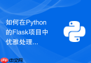 如何在Python的Flask项目中优雅处理表单验证错误？