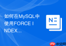 如何在mysql中使用force index强制走指定索引