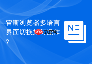 宙斯浏览器多语言界面切换如何操作?