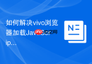 如何解决vivo浏览器加载JavaScript脚本报错的问题？