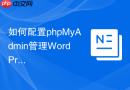 如何配置phpMyAdmin管理WordPress生产数据库？