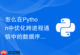 怎么在python中优化跨进程通信中的数据序列化开销?