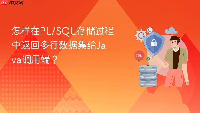 怎样在pl/sql存储过程中返回多行数据集给java调用端?