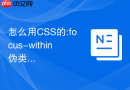 怎么用css的:focus-within伪类提升搜索框展开动画的用户体验？