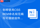怎样使用css bem命名规范编写可插拔组件?