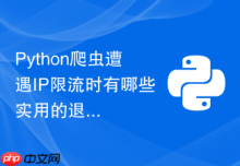 Python爬虫遭遇IP限流时有哪些实用的退避重试策略？