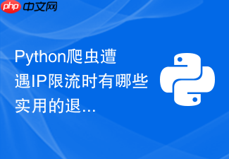 python爬虫遭遇ip限流时有哪些实用的退避重试策略?