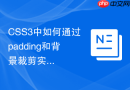 css3中如何通过padding和背景裁剪实现双重边框?