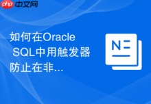 如何在Oracle SQL中用触发器防止在非工作时间修改数据？