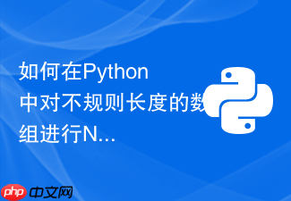 如何在python中对不规则长度的数组进行numpy批处理对齐