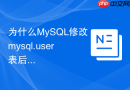为什么mysql修改mysql.user表后权限会出现混乱