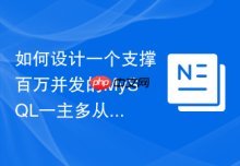 如何设计一个支撑百万并发的MySQL一主多从高可用架构
