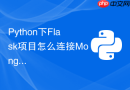 python下flask项目怎么连接mongodb进行非关系型文档存储