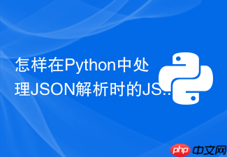 怎样在python中处理json解析时的jsondecodeerror