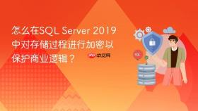 怎么在sql server 2019中对存储过程进行加密以保护商业逻辑？