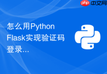 怎么用Python Flask实现验证码登录