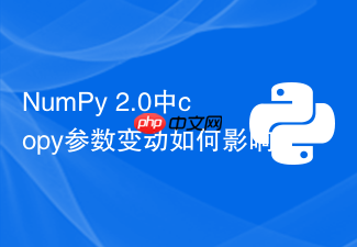 numpy 2.0中copy参数变动如何影响python代码