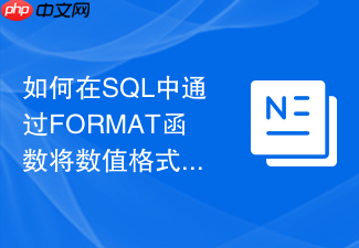 如何在sql中通过format函数将数值格式化为标准货币字符串