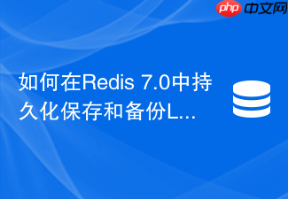 如何在redis 7.0中持久化保存和备份lua functions?