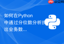 如何在Python中通过分位数分析找出业务数据中最具价值的Top10百分位？