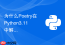 为什么poetry在python3.11中解析依赖速度非常慢