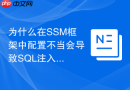 为什么在ssm框架中配置不当会导致sql注入漏洞复现