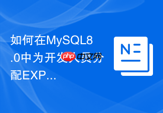 如何在mysql8.0中为开发人员分配explain执行计划权限