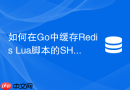 如何在Go中缓存Redis Lua脚本的SHA1值提升性能？