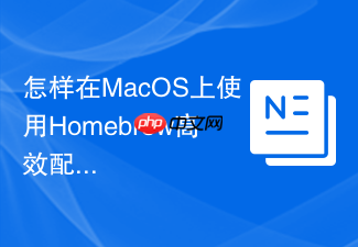 怎样在macos上使用homebrew高效配置mysql8.0