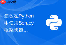 怎么在Python中使用Scrapy框架快速搭建小型爬虫项目？