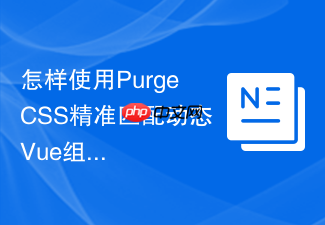 怎样使用purgecss精准匹配动态vue组件中的css?