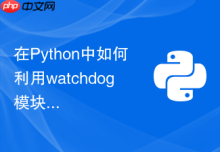 在Python中如何利用watchdog模块实现文件系统监控？