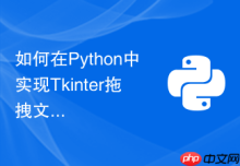 如何在Python中实现Tkinter拖拽文件上传功能
