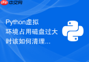Python虚拟环境占用磁盘过大时该如何清理瘦身