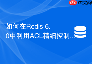 如何在redis 6.0中利用acl精细控制发布订阅频道的权限