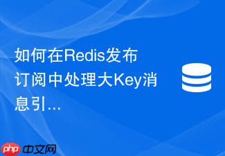 如何在redis发布订阅中处理大key消息引起的瞬时阻塞