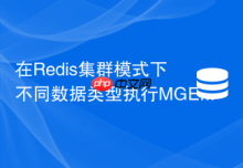 在Redis集群模式下不同数据类型执行MGET跨Slot报错怎么解决