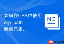 如何在CSS中使用clip-path裁剪元素而不改变其原始盒模型？