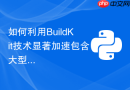如何利用BuildKit技术显著加速包含大型Python依赖的镜像构建？