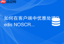 如何在客户端中优雅处理Redis NOSCRIPT异常？