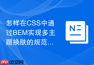 怎样在css中通过bem实现多主题换肤的规范化管理?