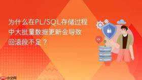 为什么在pl/sql存储过程中大批量数据更新会导致回滚段不足?