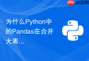 为什么Python中的Pandas在合并大表时建议优先使用join而非merge？